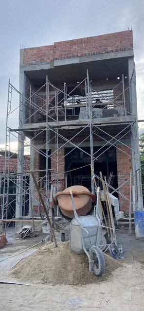 Nhà trước khi sơn